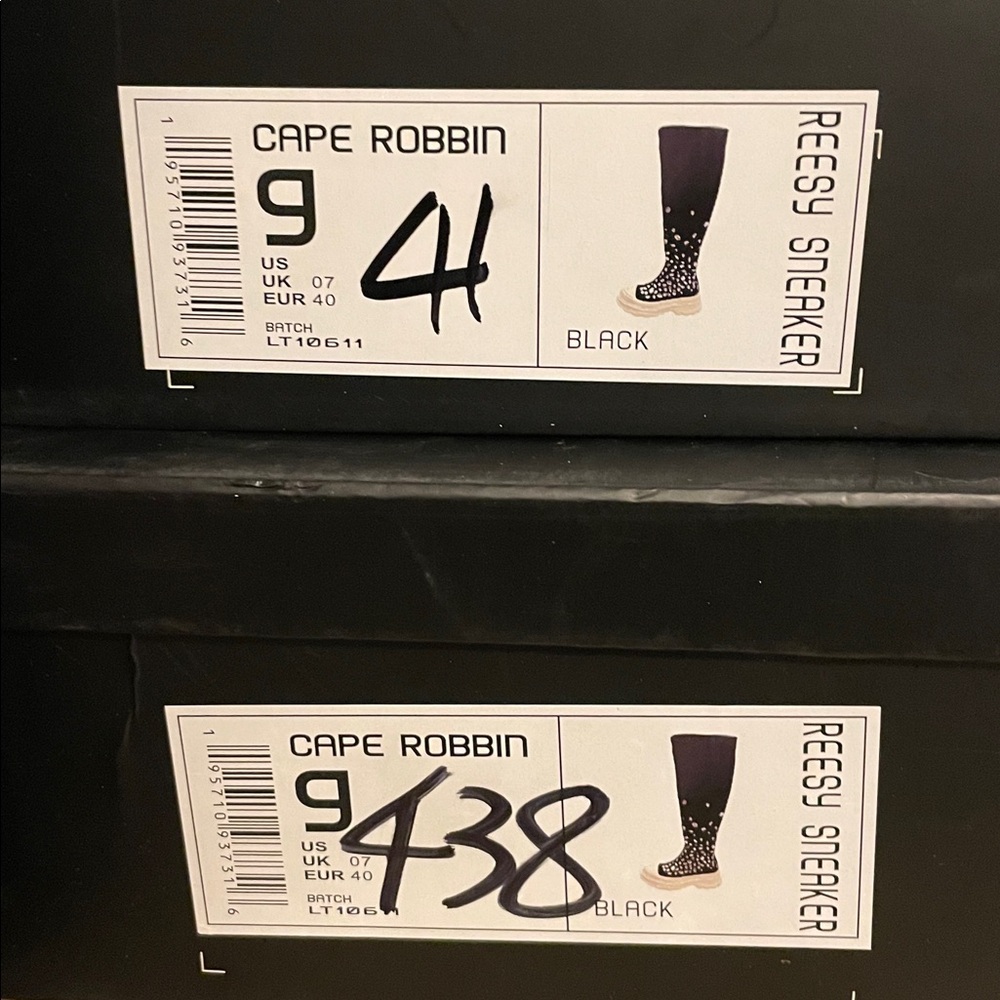 •CAPE ROBBIN• “Reesy” Chunky Sole Rhinestone Gem Sock Boot/Sneakers >> NIB - Picture 14 of 16